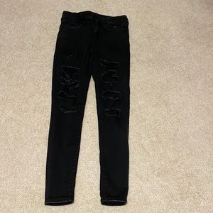 american eagle hi-rise jeggings next level stretch